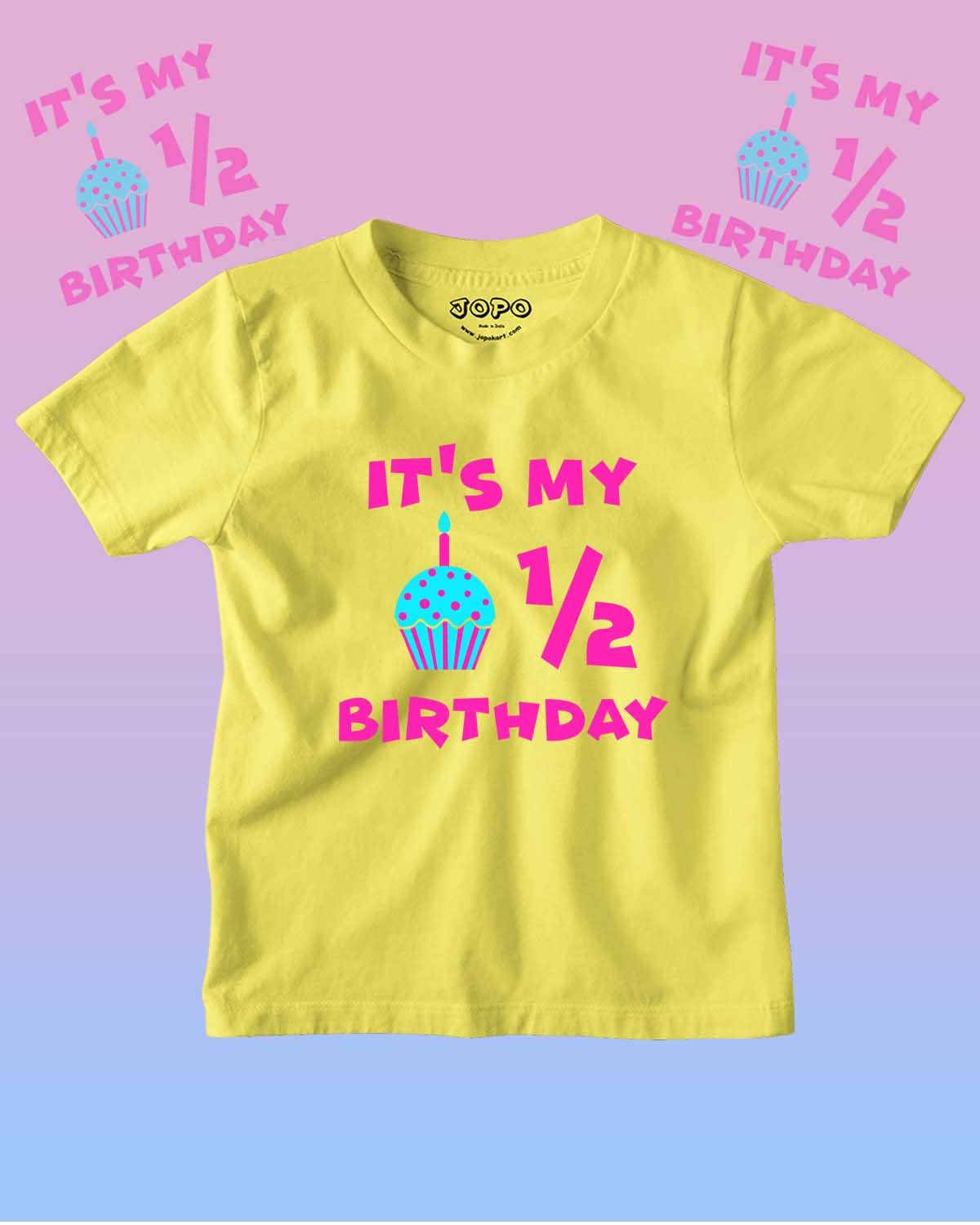 Happy Half Birthday Kid Boy and Girl 6months T-Shirt