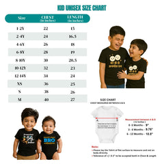 Garba King and Garba Queen Matching Siblings Tshirts for Kids