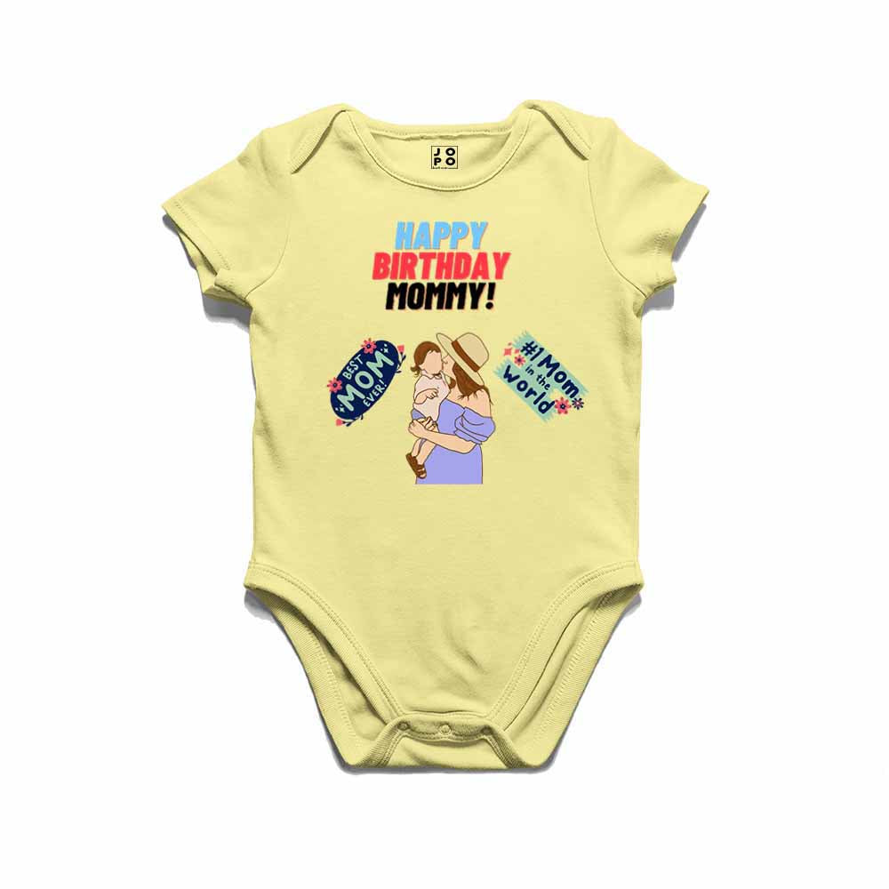 Happy Birthday mommy world T-shirt/Romper