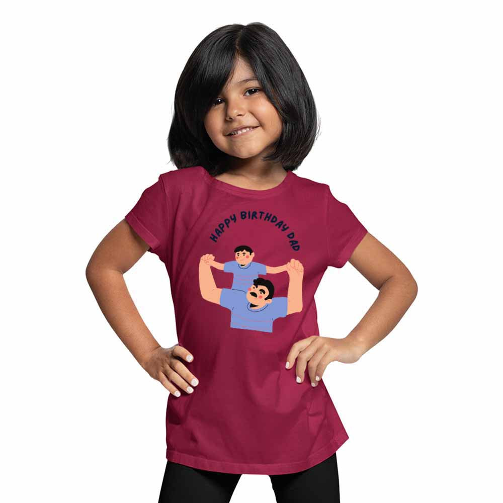 Happy Birthday Dad design T-shirt/Romper