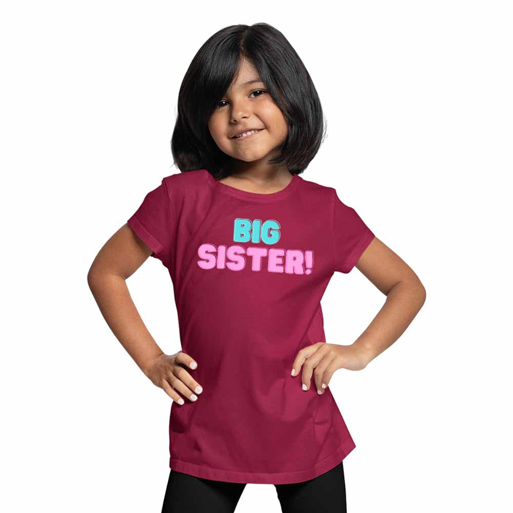 Big Sister Printed Design T-Shirt