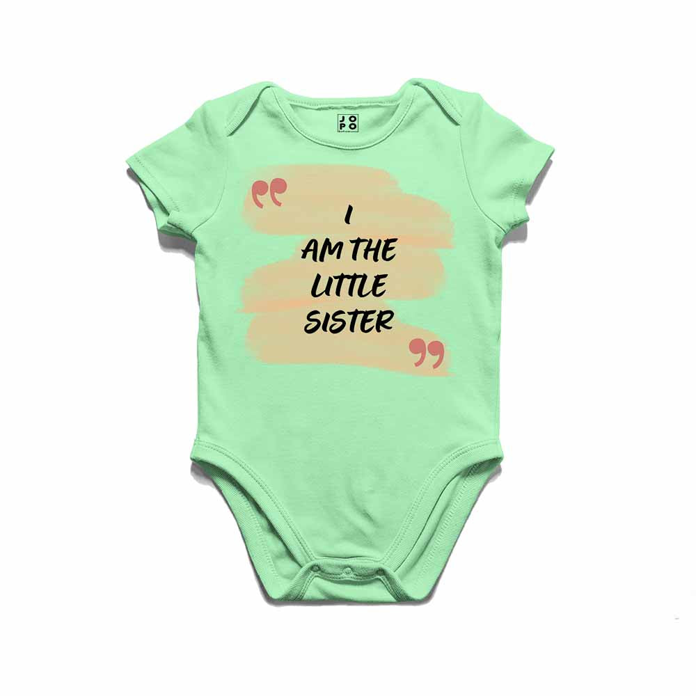 I am the Little Sister Design Multicolor T-shirt/Romper
