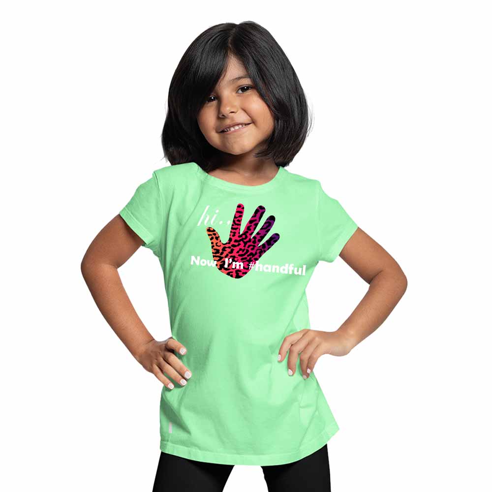 Hand Paint 5th Birthday Theme Kids T-shirt