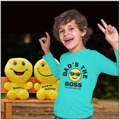 Dad's the Boss until Mom comes Home Boys Tshirt