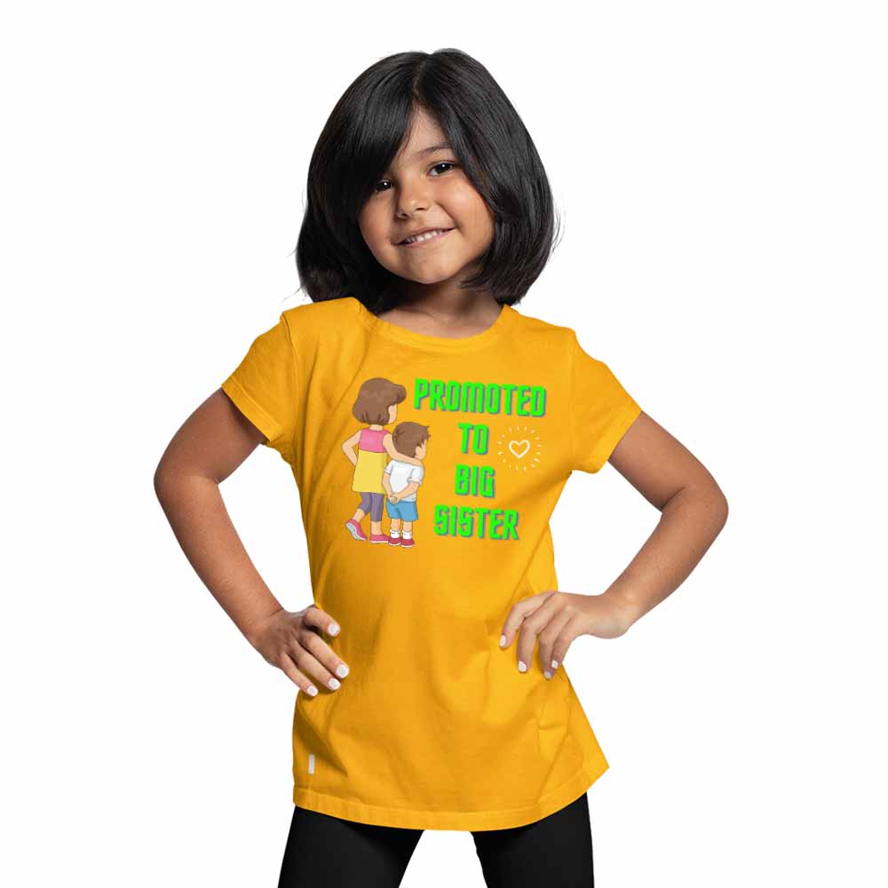 Big Sister Cartoon Design T-Shirt