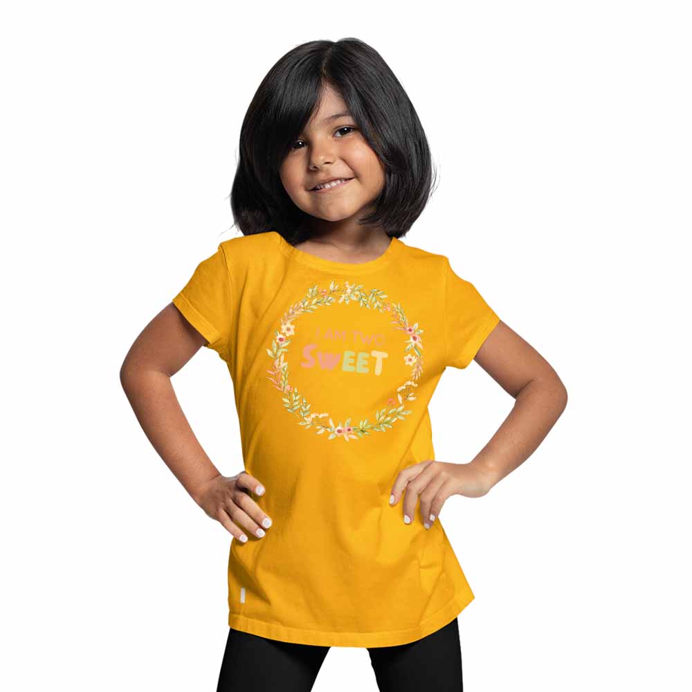 I Am Two Sweet Design kids T-shirt/Romper