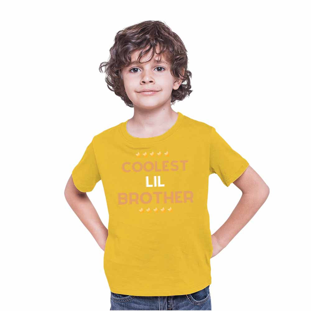 Cooler Lil Brother Design Multicolor T-shirt/Romper