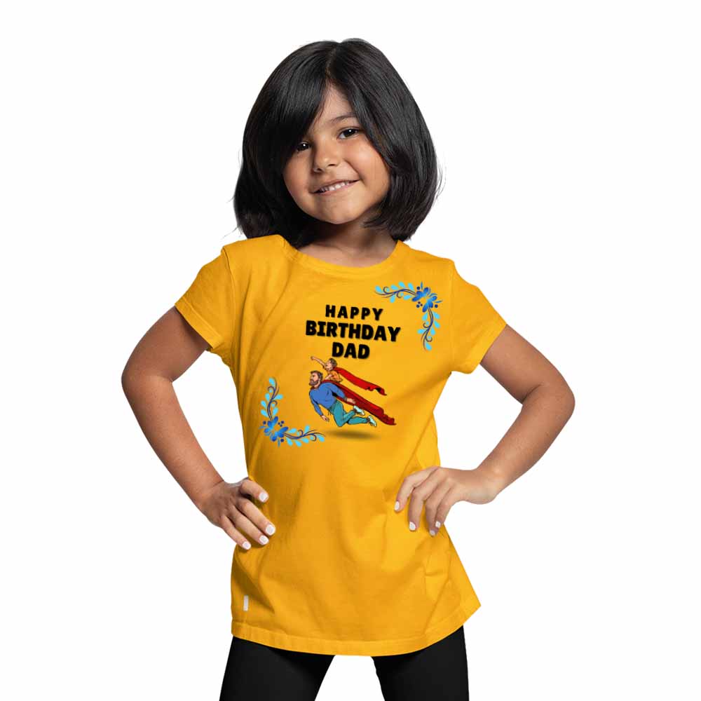 Happy Birthday Dad Design T-shirt
