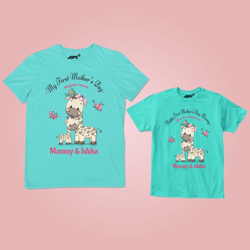 First Mother's Day Customized Name T-Shirt Gift