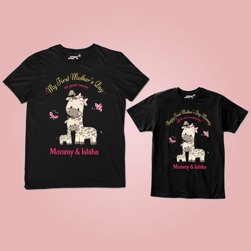 First Mother's Day Customized Name T-Shirt Gift
