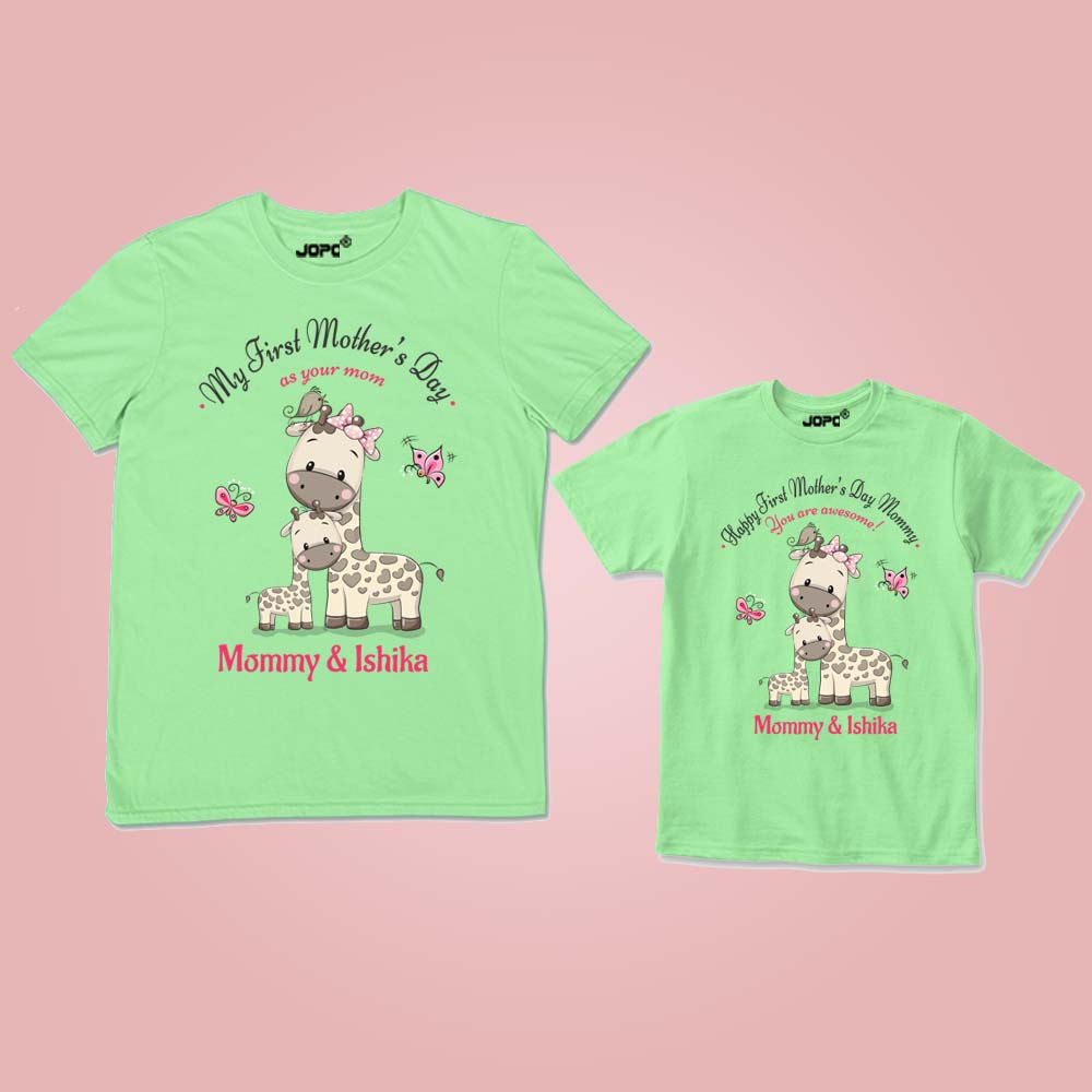 First Mother's Day Customized Name T-Shirt Gift