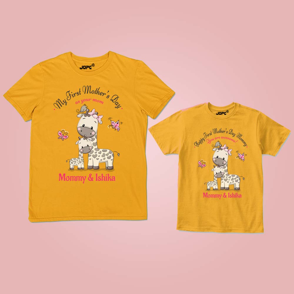 First Mother's Day Customized Name T-Shirt Gift