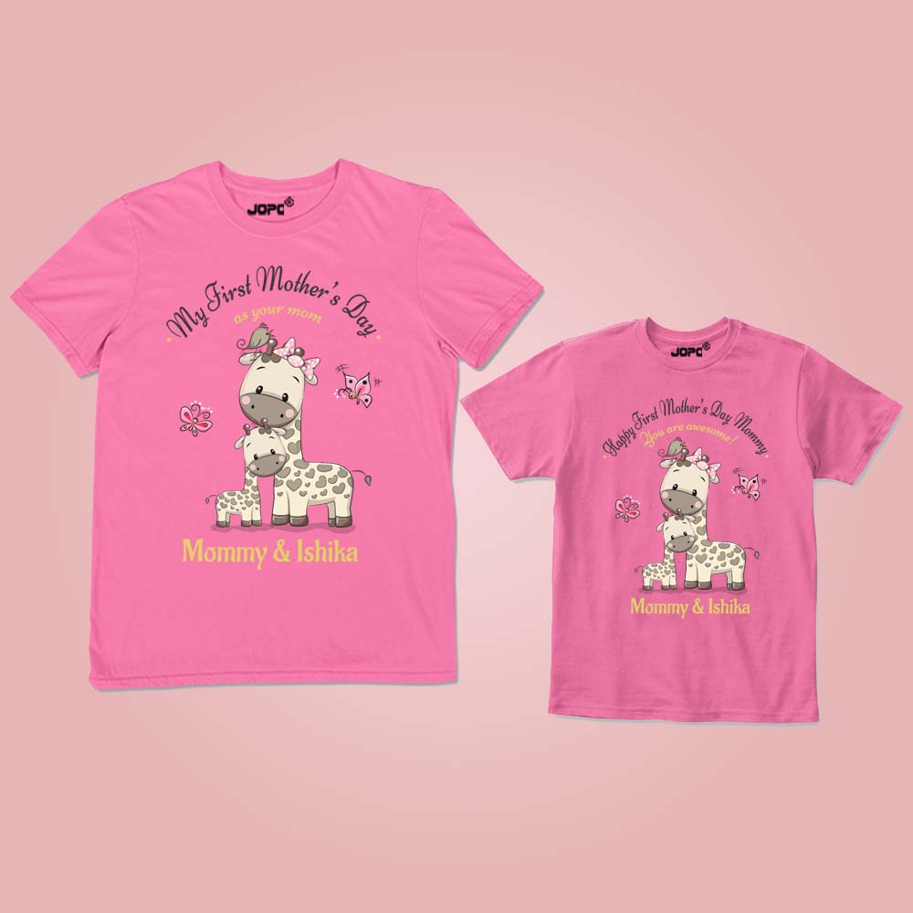 First Mother's Day Customized Name T-Shirt Gift
