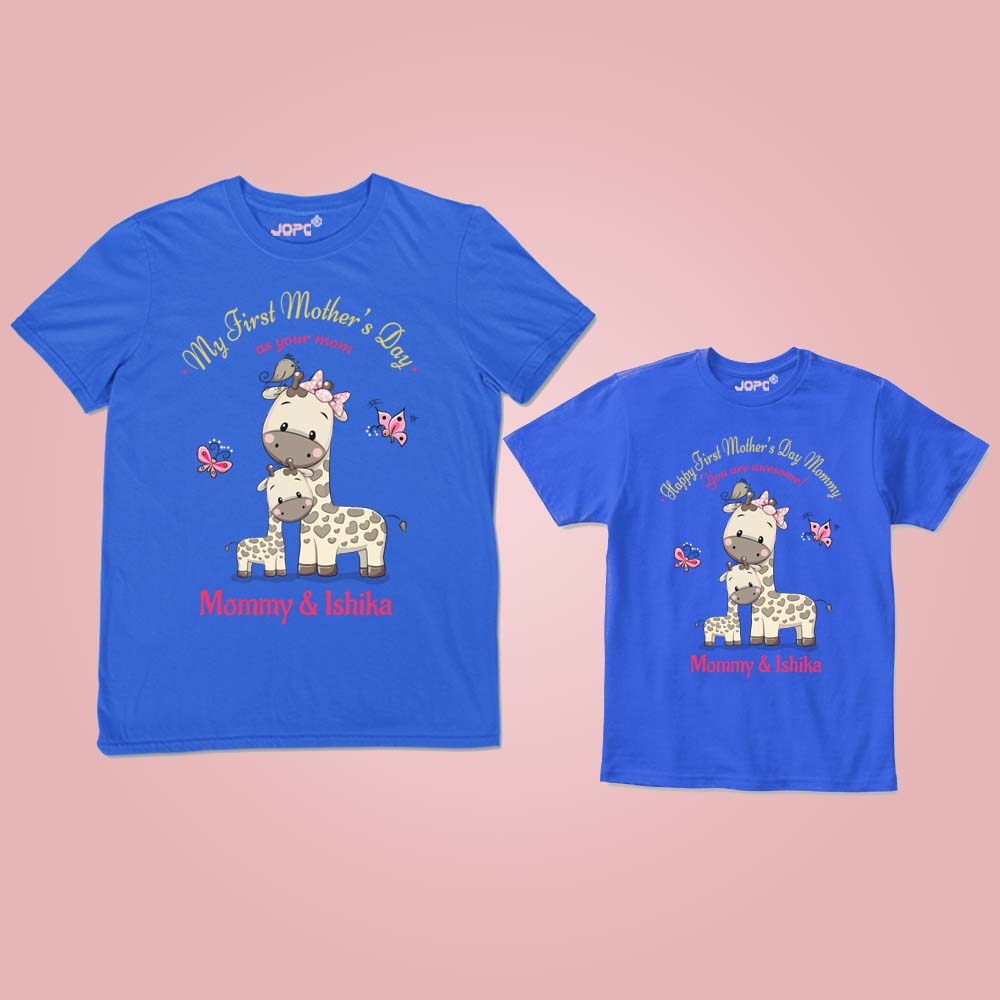 First Mother's Day Customized Name T-Shirt Gift