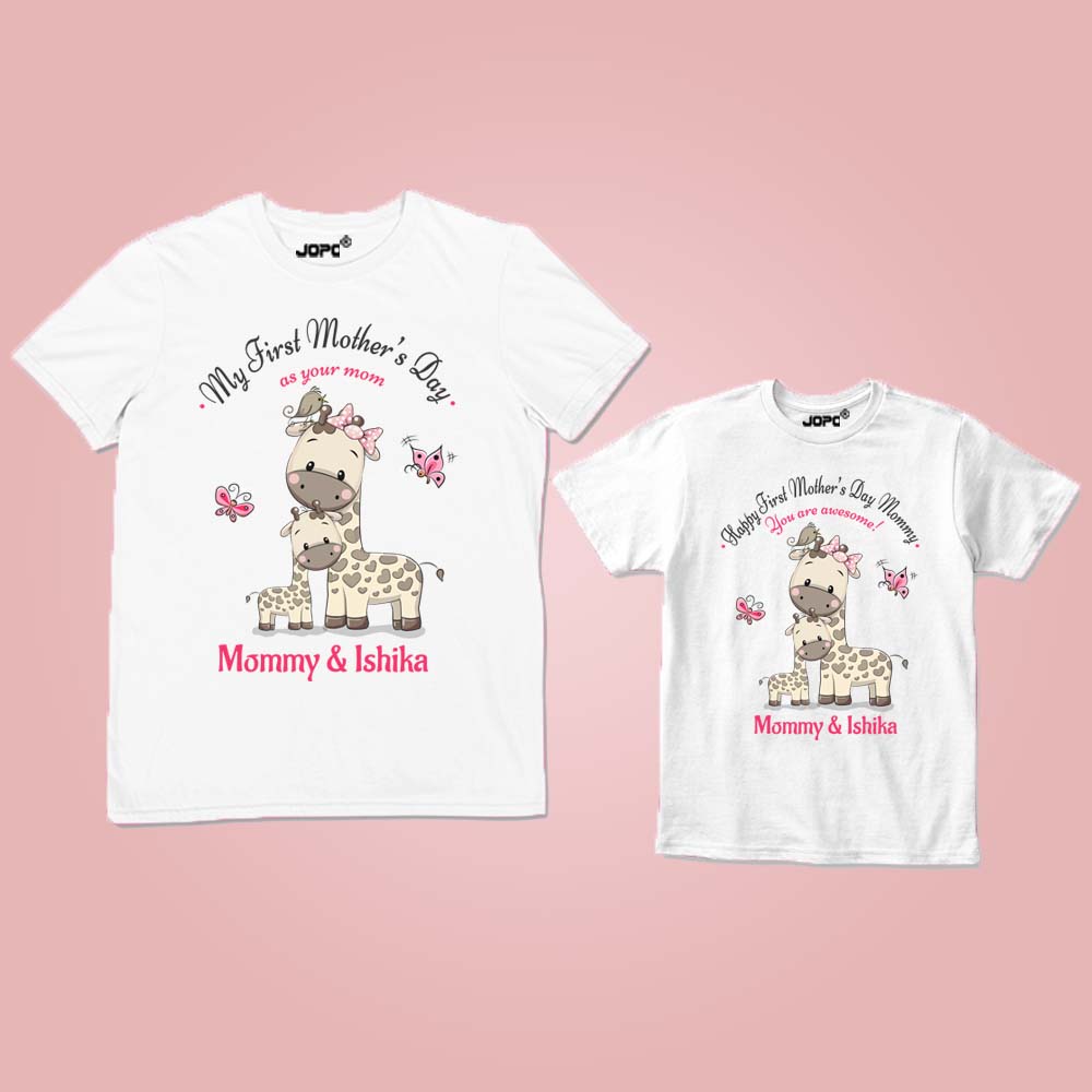First Mother's Day Customized Name T-Shirt Gift