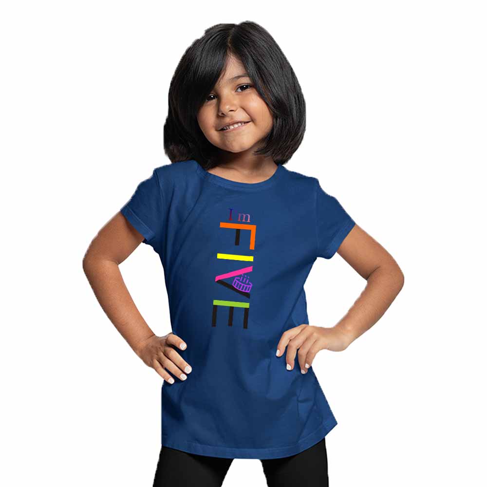 Five Sticky Designed 5th Birthday Theme Kids T-shirt