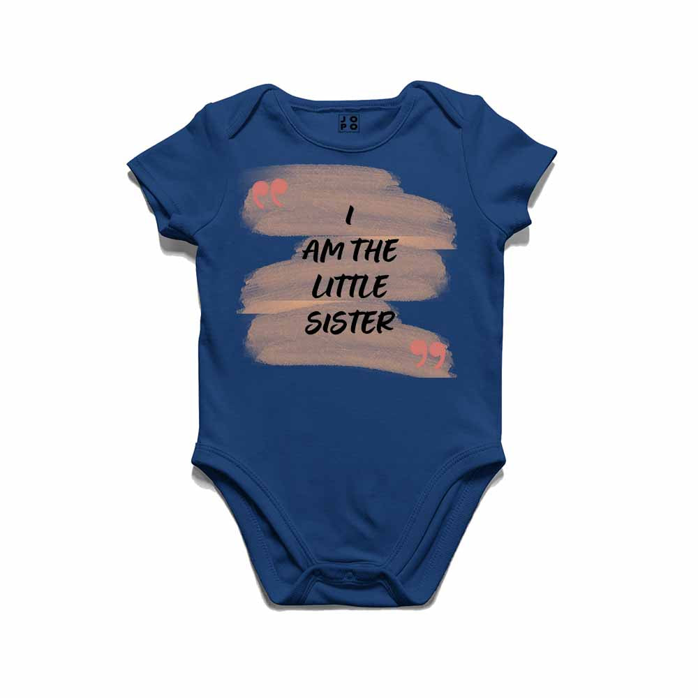 I am the Little Sister Design Multicolor T-shirt/Romper