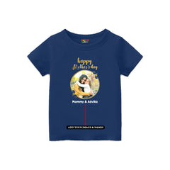 First Mother's Day kids customised T-shirts for Navy