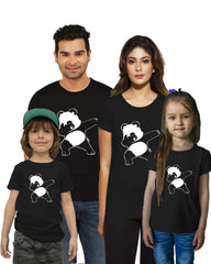 Dabbing Panda Matching Family T-Shirts Set of 3, 4, 5 & 6