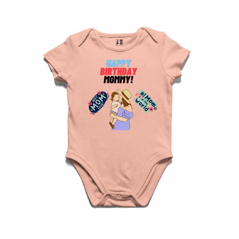 Happy Birthday mommy world T-shirt/Romper