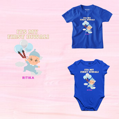 Happy Diwali Customised Tshirt/Romper
