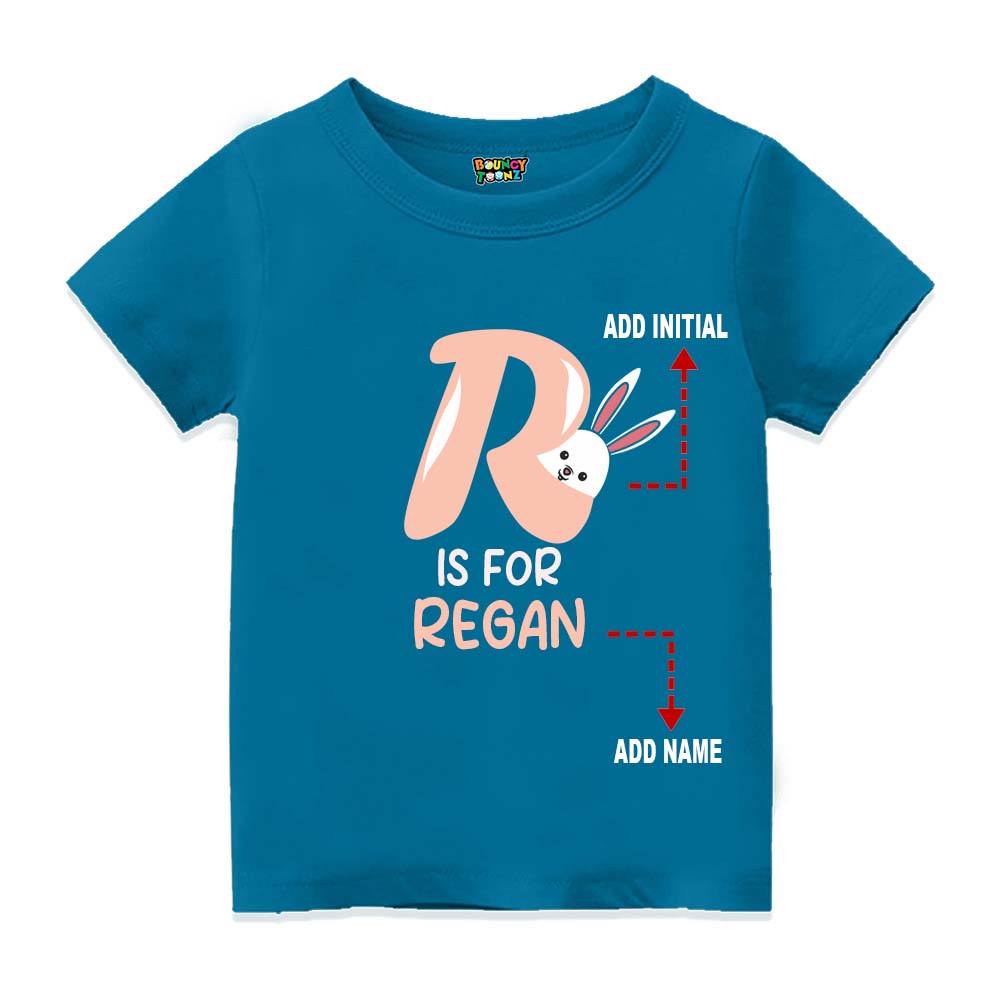 Alphabet R Customised T Shirt
