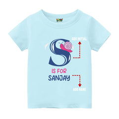 Alphabet S Customised T Shirt