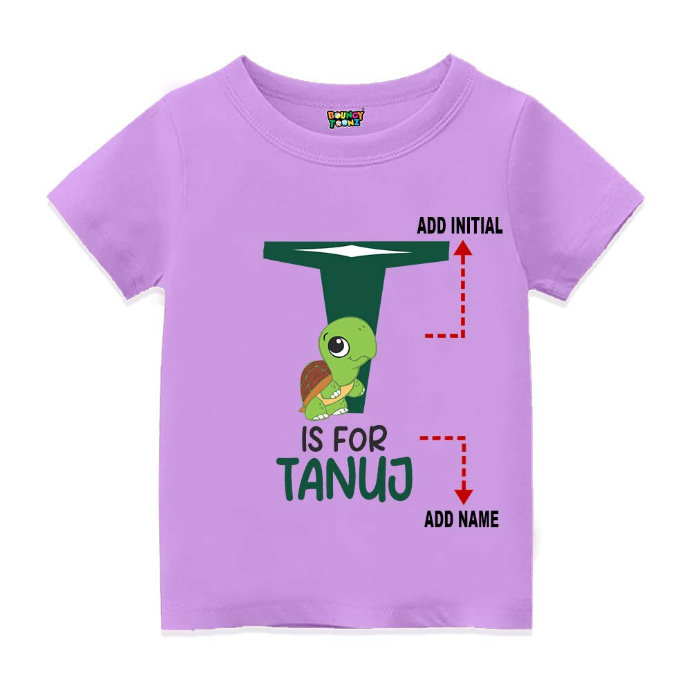 Alphabet T Customised T Shirt
