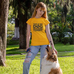 Dog Walking Tshirt - Women Tshirt