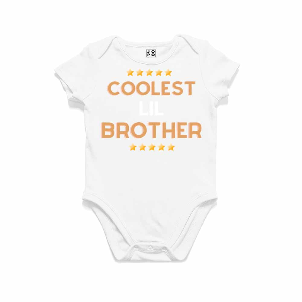 Cooler Lil Brother Design Multicolor T-shirt/Romper