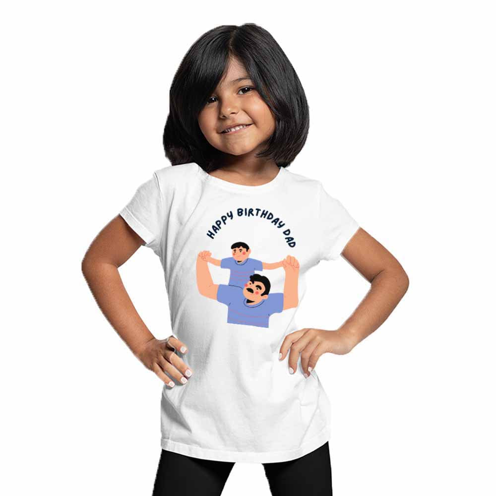 Happy Birthday Dad design T-shirt/Romper