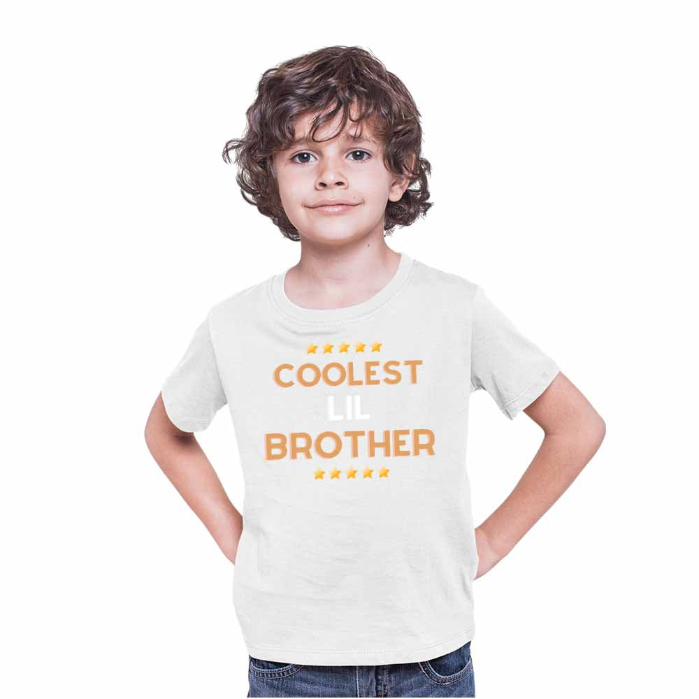 Cooler Lil Brother Design Multicolor T-shirt/Romper