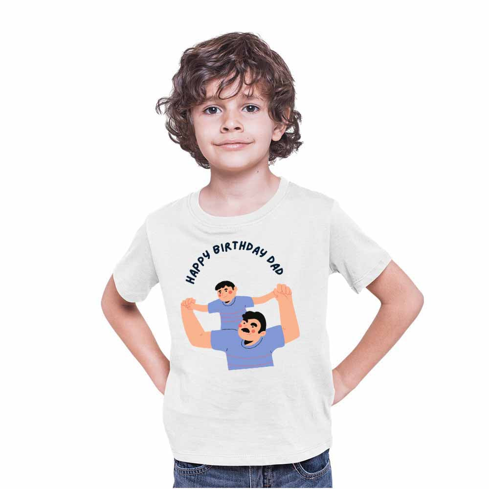 Happy Birthday Dad design T-shirt/Romper