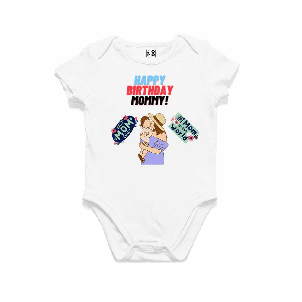 Happy Birthday mommy world T-shirt/Romper