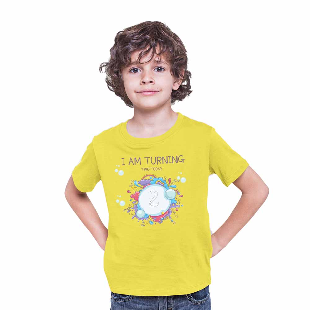 I Am Tuning 2nd Birthday Kids T-shirt