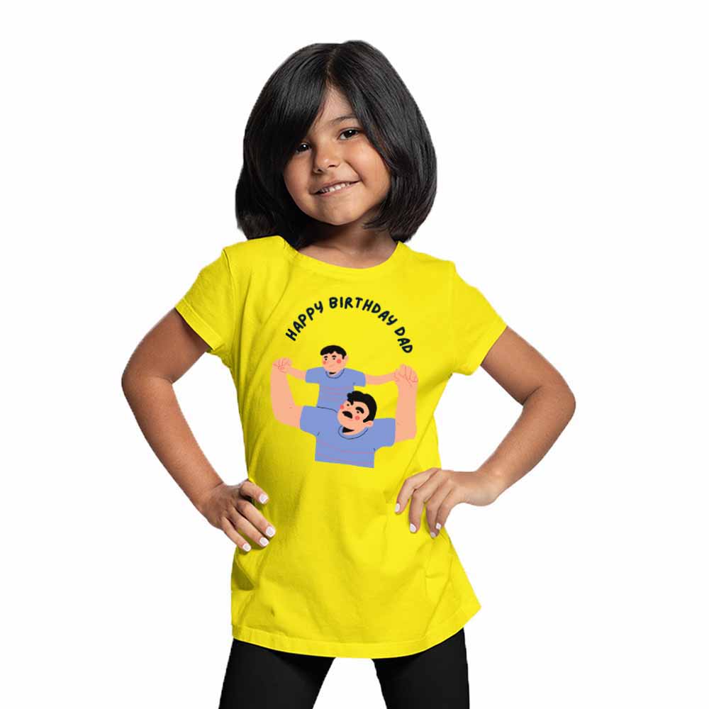 Happy Birthday Dad design T-shirt/Romper